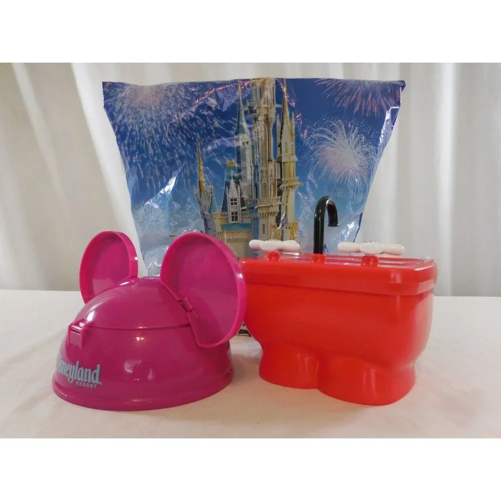 Disney Parks Ear Hat A Very Merry Unbirthday Ice Cream Sundae Bowl + Mickey Sink